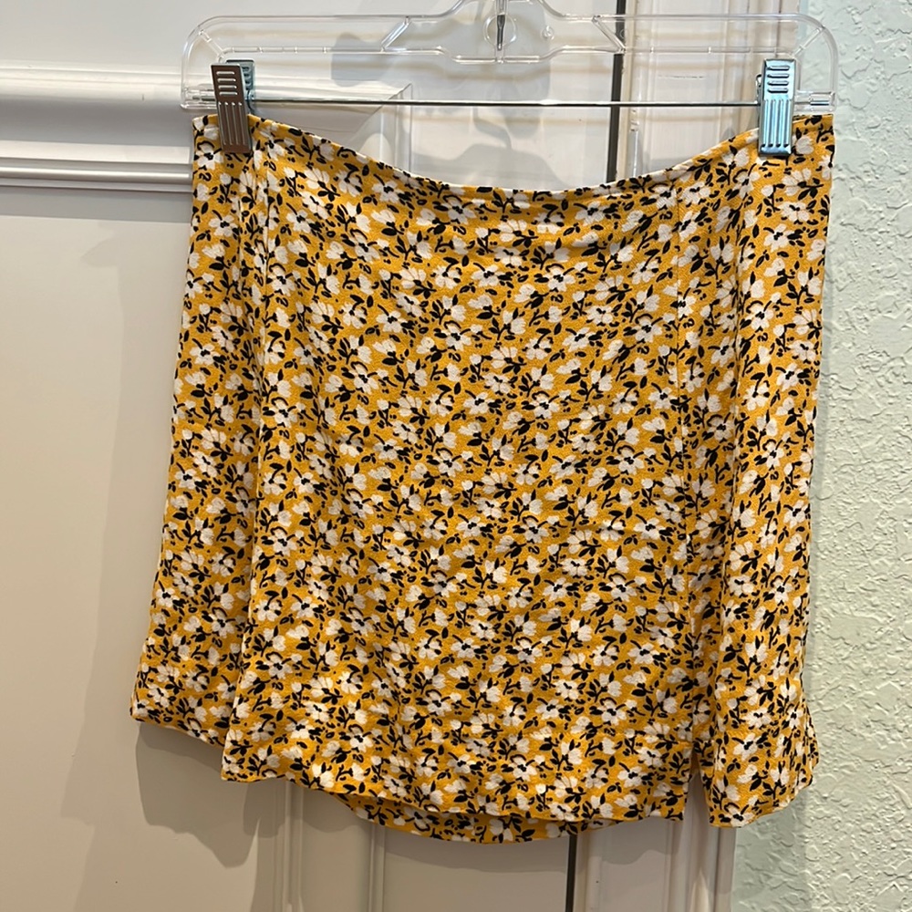 Floral Mini Skirt